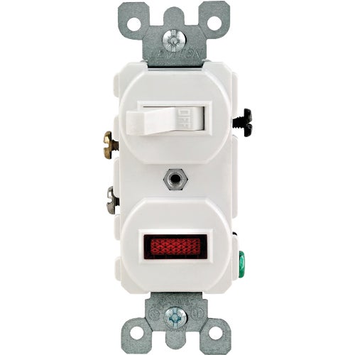 S04-05226-0WS Leviton Heavy-Duty Switch & Pilot Light