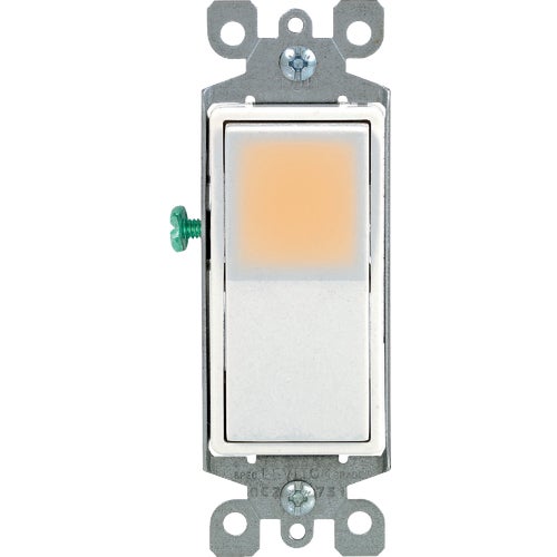 R02-L5613-2LW Leviton Decora Illuminated 3-Way Switch