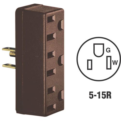 R53-00697-00I Leviton 3-Prong Multi-Outlet Tap