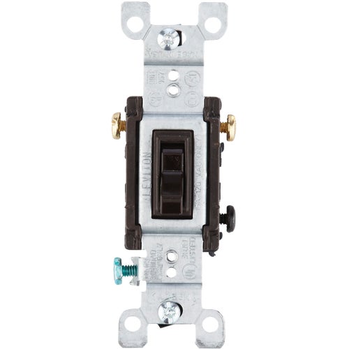 208-01453-02T Leviton Grounded Quiet 3-Way Switch Contractor Pack