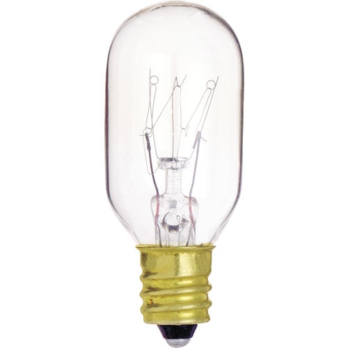 S4718 Satco T7 Candelabra Base Incandescent Tubular Appliance Light Bulb