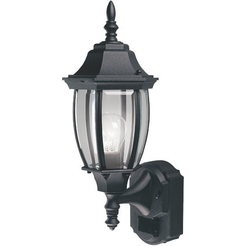 HZ-4192-BKA Heath Zenith Motion Activated Incandescent Outdoor Wall Light Fixture