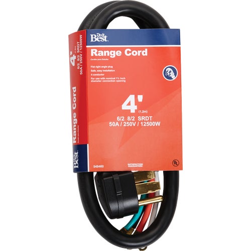 RAC-SRDT-6282-4 Do it Best 4-Conductor Range Cord