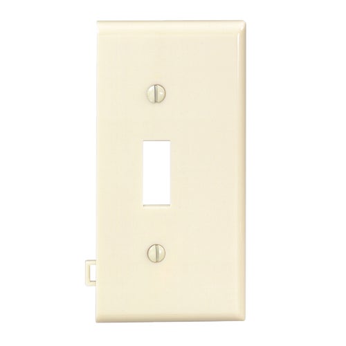 905-0PSE1-00W Leviton Sectional Toggle Switch Wall Plate End Panel