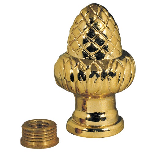 70133 Westinghouse Acorn Lamp Finial & Finial Thread Reducer