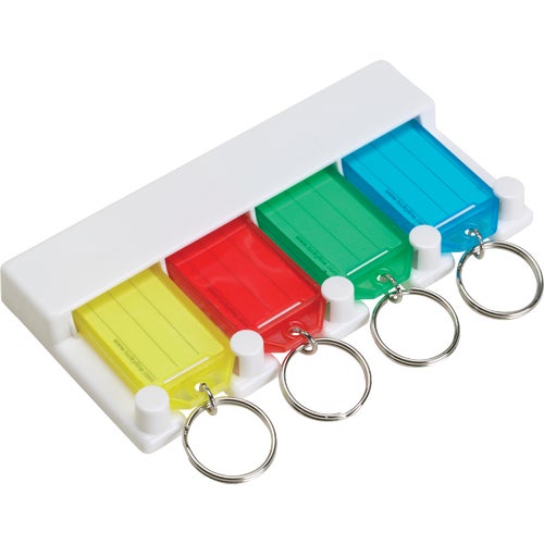 60540 Lucky Line Keytag Rack, 4-Key