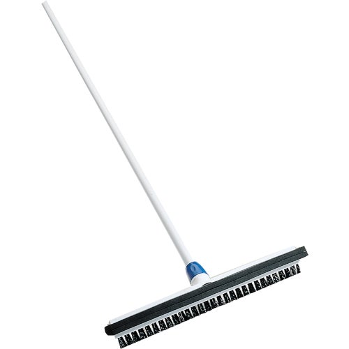 48240 Ettore 18 In. Wipen Dry Floor Squeegee with Brush & Handle