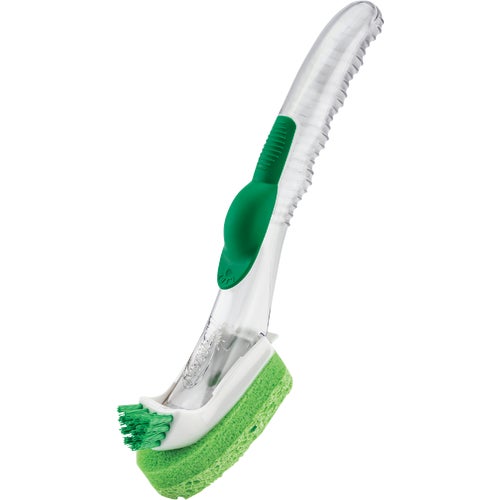 1132 Libman Glass & Dish Wand With Scrub Brush