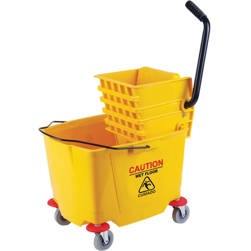 HHMB36L 38 Qt. Down Press Mop Bucket with Wringer