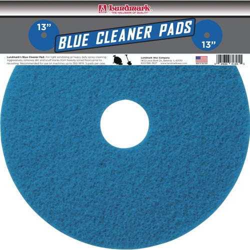 TKL13BL Lundmark Thick Line Blue Scrubbing Pad