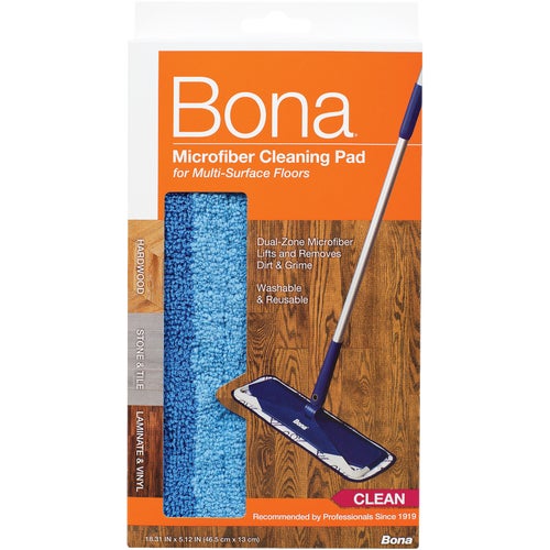 AX0003053 Bona Microfiber Multi-Surface Cleaning Pad Mop Refill