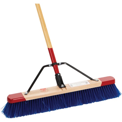 7924A Harper Rough Surface Wood Handle Push Broom