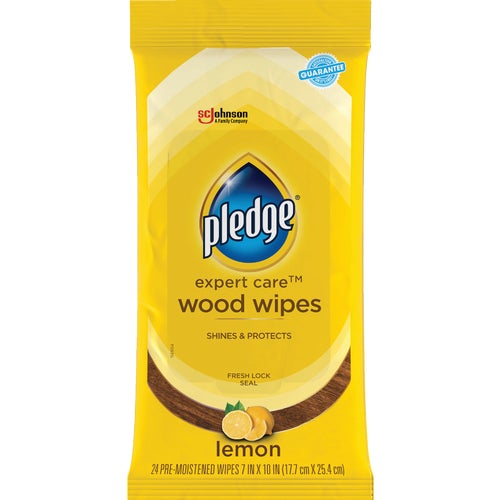 72807 Pledge Lemon Furniture Polish Wipes