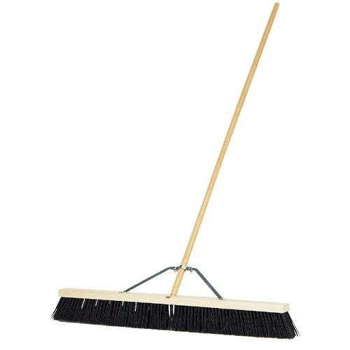 9994 DQB Stiff Poly Garage Push Broom