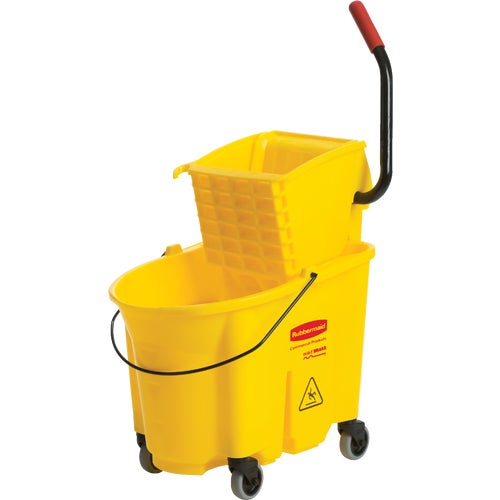 1887305 Rubbermaid Commercial WaveBrake Side Press Combo Mop Bucket