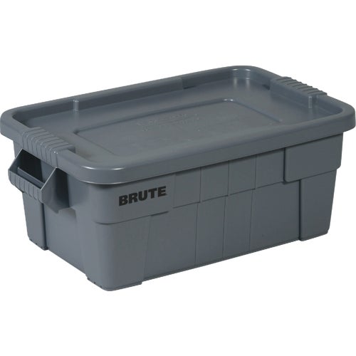 FG9S3000GRAY Rubbermaid Commercial Brute Storage Tote with Lid FG9S3000GRAY, storage, tote