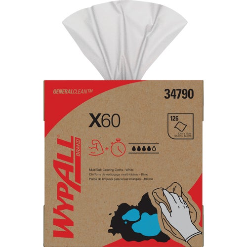 34790 Kimberly Clark Wypall X60 Teri Wiper Hand Towel