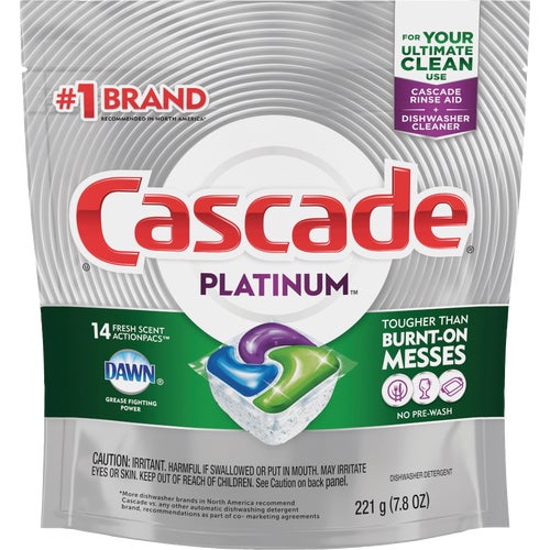 3700090802 Cascade Platinum Action Pacs Dishwasher Detergent