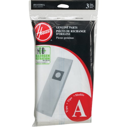 4010100A Hoover Allergen Filtration Vacuum Cleaner Bag