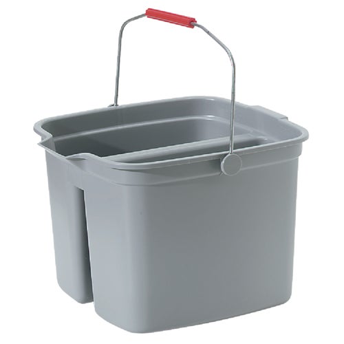 FG261700GRAY Rubbermaid Commercial Divided Bucket