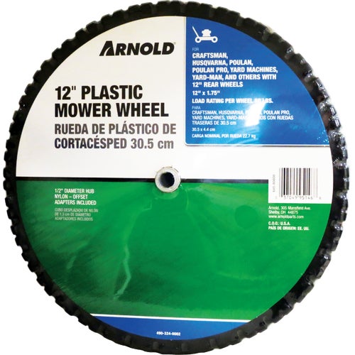 490-324-0002 Arnold 12 In. Plastic Mower Wheel