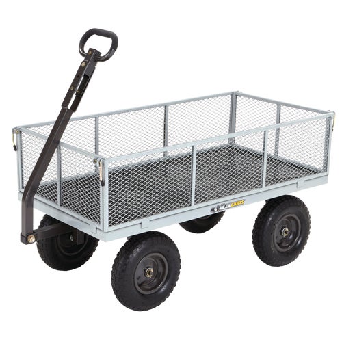 GOR1001 Gorilla Carts Steel Tow-Behind Garden Cart