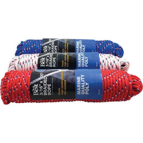 703140 Do it Best Diamond Braided Polypropylene Packaged Rope