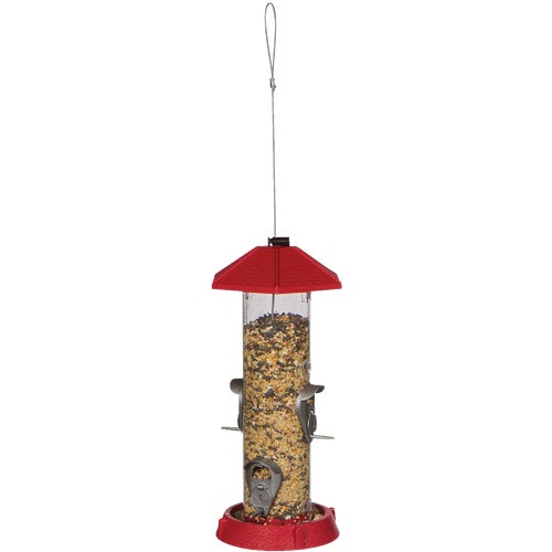 9310 North States Hinged Port Tube Bird Feeder