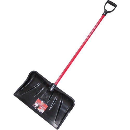 92814 Bully Tools 22 In. Poly Combo Snow Pusher