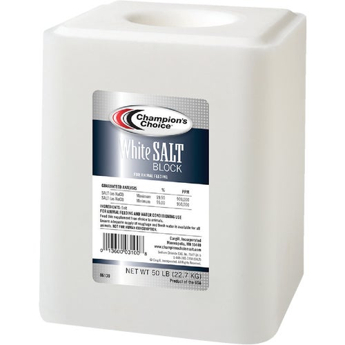 100012578 Champions Choice Plain Salt Block