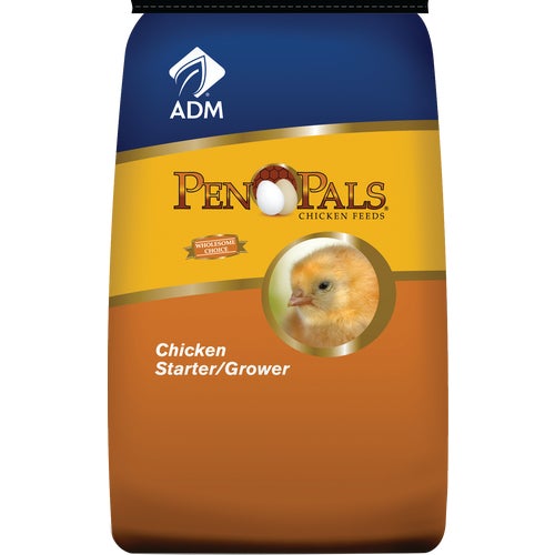 70009AAA46 ADM Pen Pals Chicken Starter/Grower Chicken Feed