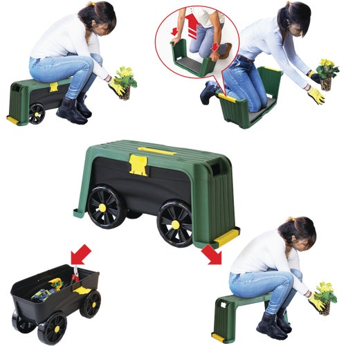 SNK005MG Miracle-Gro Roll N Kneel Garden Kneeler