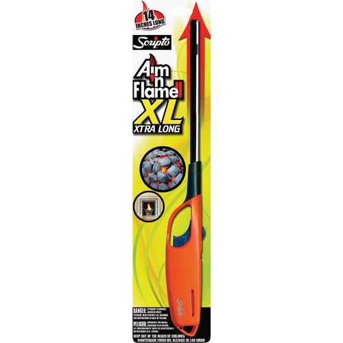 BGM19XL-1/12 Scripto Aim n Flame II Xtra Long Butane Lighter