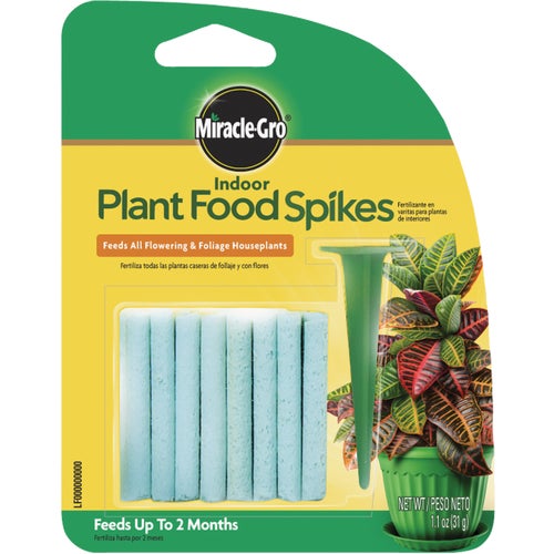 1002522 Miracle-Gro Indoor Plant Food Fertilizer Spikes