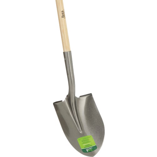 710608 Best Garden Wood Handle Round Point Shovel