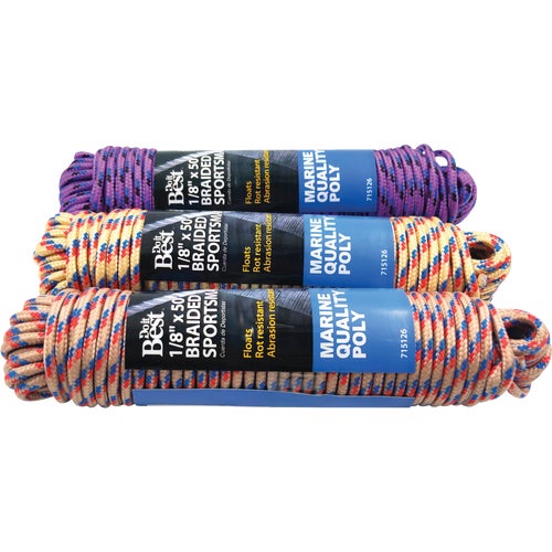 715102 Do it Best Braided Sportsman Polypropylene Packaged Rope