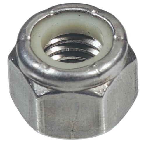 829728 Hillman Stainless Steel Course Thread Nylon Insert Lock Nut