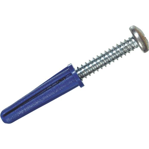 41404 Hillman PHP SMS Blue Conical Plastic Anchor