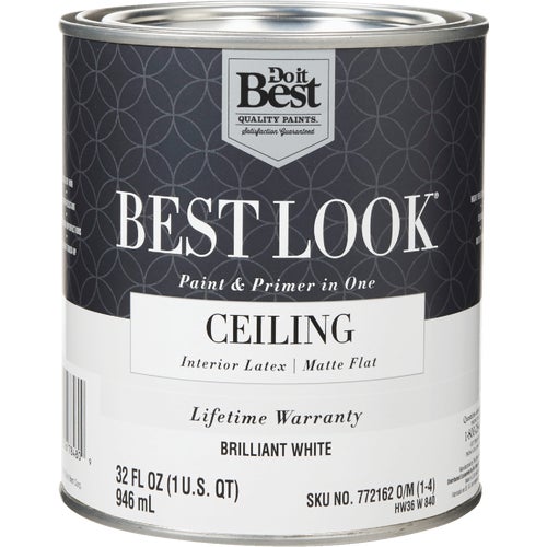 HW36W0840-16 Best Look Latex Paint & Primer In One Matte Flat Ceiling Paint