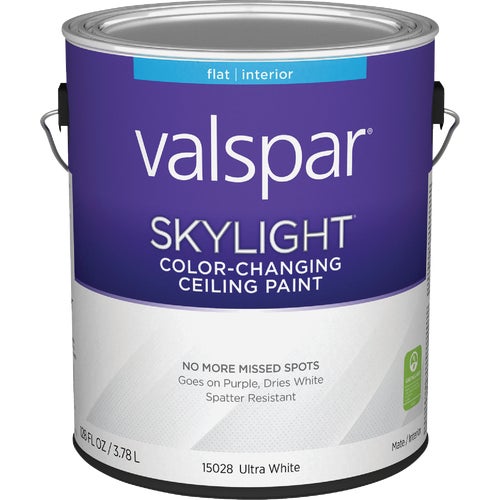 027.0001420.007 Valspar Color Changing Latex Flat Ceiling Paint