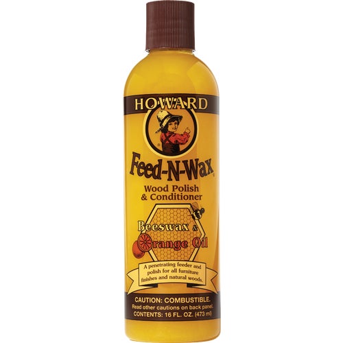 FW0016 Howard Feed-N-Wax Wood Polish & Conditioner