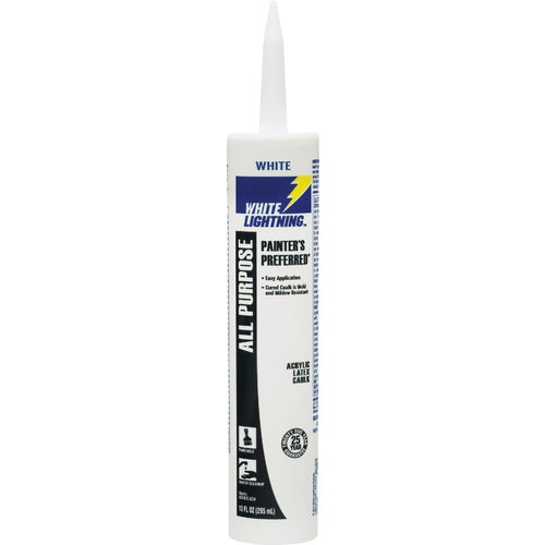 W13000010 White Lightning Painters Preferred Acrylic Latex Caulk