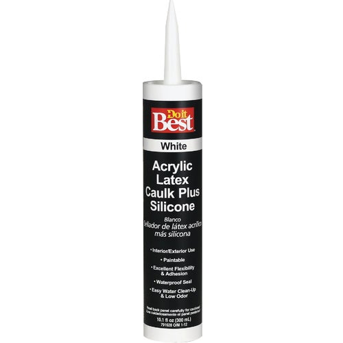 77014 Do it Best Acrylic Latex Caulk Plus Silicone