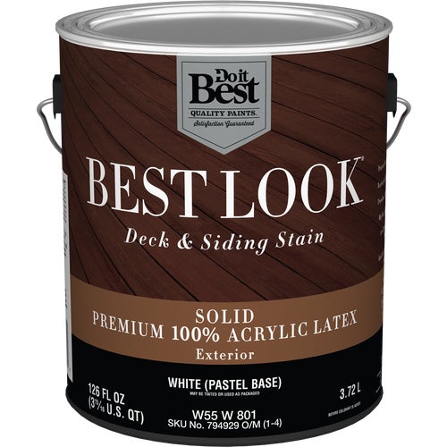 W55W00801-16 Best Look Solid Deck & Siding Exterior Stain