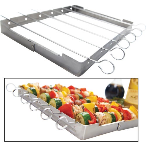 41338 GrillPro Kebab Grill Rack With Skewer