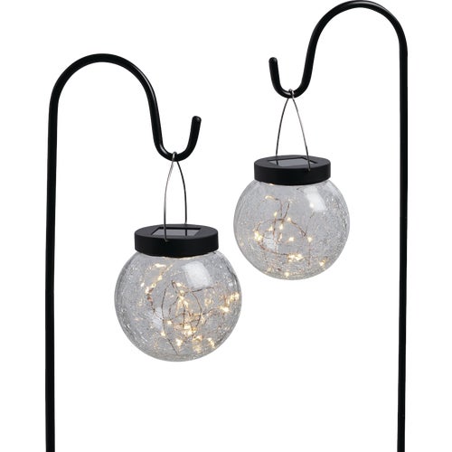 LG-28-2 Outdoor Expressions Hanging Solar Stake Light 2-Pack