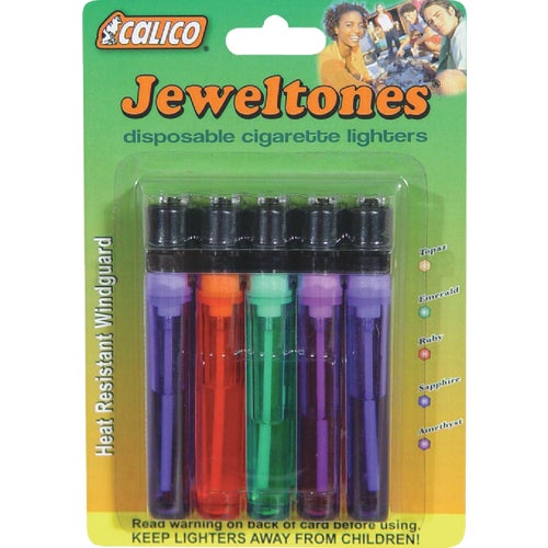 BT6-5 Calico Jeweltones Pocket Lighter