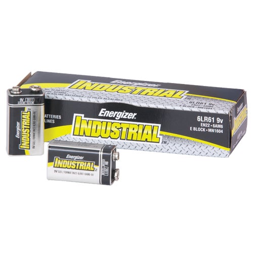 EN22 Energizer Industrial 9V Alkaline Battery