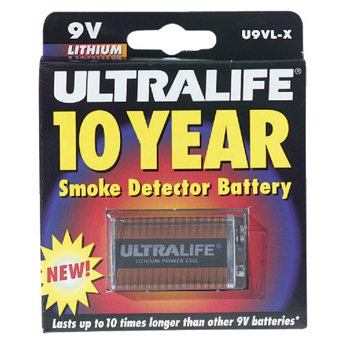 U9VLJPX Ultralife 9V Lithium Battery