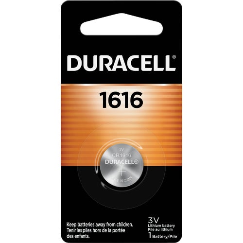 43487 Duracell 1616 Lithium Coin Cell Battery